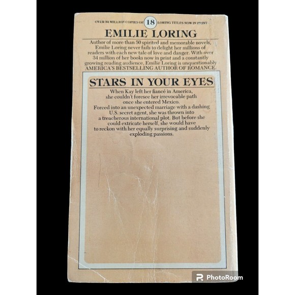 Stars in Your Eyes Emilie Loring Bantam Romance Paperback 1976 International - Picture 2 of 4